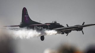 CAF B17 quotTexas Raidersquot at Wings Over Houston 2022 Tora Tora Tora [upl. by Olaznog]