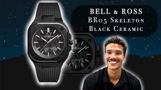 Bell amp Ross BR05 Skeleton Black Ceramic REVIEW [upl. by Jarrid]