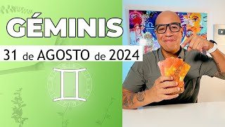 GÉMINIS  Horóscopo de hoy 31 de Agosto 2024 [upl. by Merrielle477]