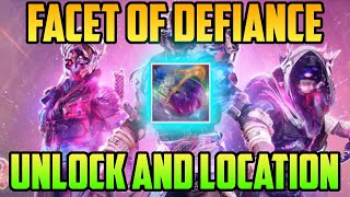 Facet of Defiance location and unlock  Destiny 2 [upl. by Norahs]