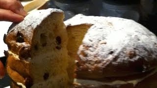 PANETTONE CAKE LAYERED WITH MASCARPONE WHIP theitaliancookingclasscom [upl. by Nettirb380]