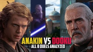 The Evolution of Anakin VS Dooku Lightsaber Duels [upl. by Akeemat906]