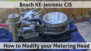 Bosch KEjetronic How to Modify Your Metering Head [upl. by Gustavo]