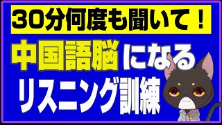 何度も聞いて見てください！いつのまにか中国語脳になる 中国語リスニング 聞き流し30分 [upl. by Aicilav958]