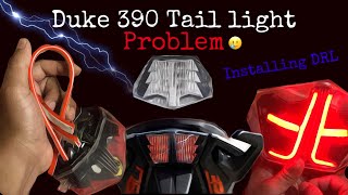 Duke 390 Tail light problem  Installing DRL on tail light  Modified  ToxicTorque93 [upl. by Assyn]