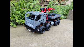 MOC lego technic crane truck 8x8 [upl. by Survance]