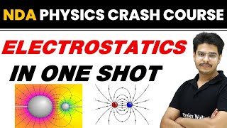 ELECTROSTATICS in One Shot  NDA Physics Crash Course [upl. by Neiht827]