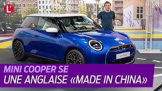 A bord de la nouvelle Mini Cooper SE électrique 2024 [upl. by Millwater469]