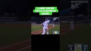 El Grand Slam más épico en la historia del baseball baseball dodgers Dodgers [upl. by Ahsenod]