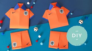 EK voetbal 2024 🏆  Zo vouw je het tenue van het Nederlands elftal [upl. by Theona]