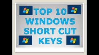 Top 10 Windows Shortcut Keys  For Operating System [upl. by Avril]