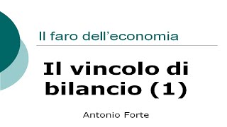 Lezione il vincolo di bilancio parte 1 [upl. by Darsie]