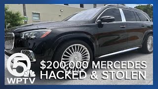 MercedesBenz Maybach valued at 200000 swiped in Miami after system hacked [upl. by Grega]