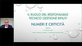 RESPONSABILE TECNICO GESTIONE RIFIUTI ALBO GESTORI AMBIENTALI [upl. by Yenffit]