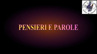 Karaoke  LUCIO BATTISTI  PENSIERI E PAROLE 4 semitoni KaraokeAQUILABLUBYSALVO [upl. by Aim]