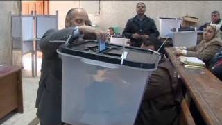 Egyptians vote in upper house polls [upl. by Pape203]