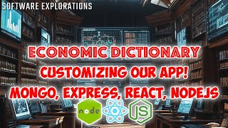 🚀 Building the Urban Dictionary for Economic Data  React MongoDB Express Nodejs [upl. by Ainelec453]