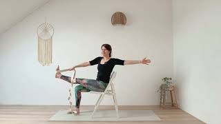 Full Body Chair Yoga with Melanie Kristina  Practyce Preview [upl. by Sacks]