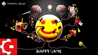 Happy Game  Full Walkthrough Epilepsy warning by Amanita Design [upl. by Bradman464]