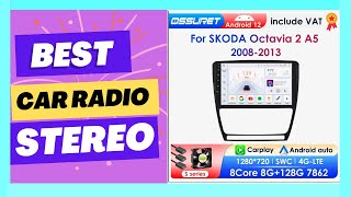 2 Din Android 12 Car Radio for SKODA Octavia 2 A5 [upl. by Llerehc]