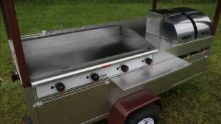 Hot Dog Cart Company  Grand Master Griddle Hot Dog Cart [upl. by Costello364]