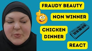 FRAUDY BEAUTY NON WINNER CHICKEN DINNER REACT [upl. by Thetos]