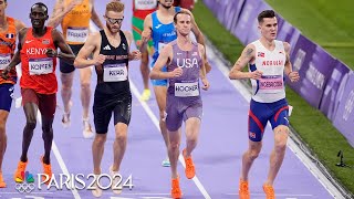 Jakob Ingebrigtsen looks the part in 1500m heat advances to final  Paris Olympics  NBC Sports [upl. by Yuria393]