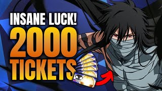 INSANE PULLS Bleach Brave Souls 2000 Ticket Summons [upl. by Acul]