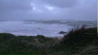 Tempête Andréa du coté de Plouescat et Cléder dans le Finistère [upl. by Einhorn]