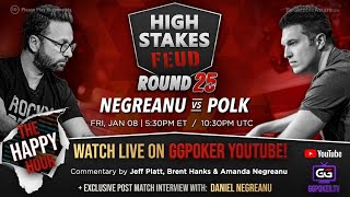 High Stakes Feud  Negreanu vs Polk  Round 25  Exclusive Interview with DNegs [upl. by Fulmis263]