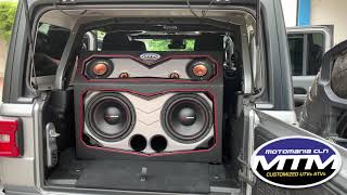 Motomania cln sistema de sonido para jeep 4 puertas [upl. by Areht278]