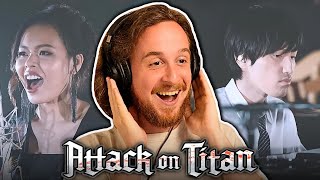 OMG🔥 Attack on Titan Suite  Hiroyuki Sawano Project emU REACTION [upl. by Regnij]