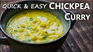 Quick amp Easy CHICKPEA CURRY Recipe for a Vegetarian and Vegan Diet  Indian Style Chickpea Recipes [upl. by Rickie164]