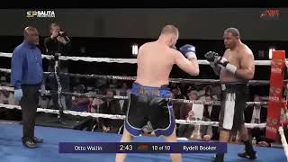 OTTO WALLIN VS RYDELL BOOKER FULL FIGHT [upl. by Firmin698]