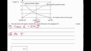 VCE Physics 2013 Question 6a 6b 6c Motion [upl. by Llewkcor]