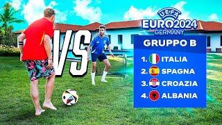 ⚽🥅 TORNEO 1 vs 1 in VILLA CHI VINCERA IL GIRONE DELLITALIA EURO 2024 FOOTBALL CHALLENGE [upl. by Storfer715]