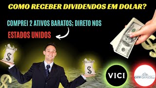 Como Receber Muito Dividendo Em Dólar Comprei 2 Reits Nos Estados Unidos [upl. by Durham]