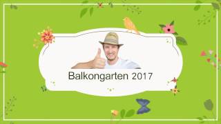 Balkongarten Rundgang 28 Mai 2017 [upl. by Korten]