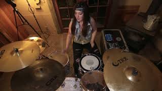 Mamas Broken Heart  Miranda Lambert  Drum Cover by Kari G Child [upl. by Aissilem174]