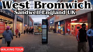 West Bromwich Town Centre Sandwell West Midlands UK Walking Tour [upl. by Nedrah]