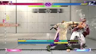 OptimalCorner Punish on Ryu EX DP Ken SF6 [upl. by Alra]