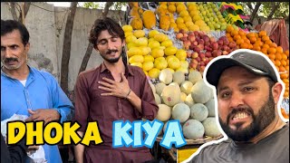 Fruit wale ne dhoka kiya  jogging mai new partner  daily vlog  faisi khan world [upl. by Arymas498]