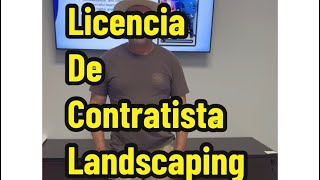 Licencia de Contratista de Landscaping en Sacramento [upl. by Aelc179]