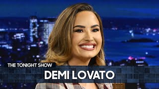 Demi Lovato Reveals the Traumatic Reality of Being a Child Star Extended  The Tonight Show [upl. by Ahseinad886]