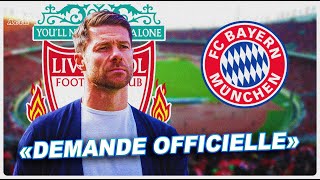 XABI ALONSO se RAPPROCHE dAnfield alors que Liverpool fait une DEMANDE OFFICIELLE [upl. by Ahsoik]