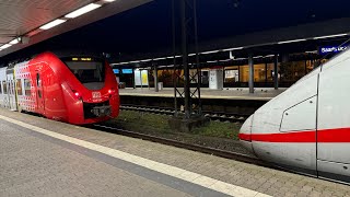 Eisenbahnverkehr in Saarbrücken Hauptbahnhof am 12092024 [upl. by Kosey415]