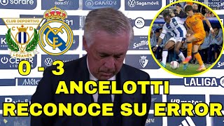 ANCELOTTI ROMPE A LLORAR EN PLENA RUEDA DE PRENSA  RECONOCE SU GRAN ERROR CON ARDA GÜLER [upl. by Eixor]