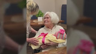 Local nonprofit donates lifelike dolls to memory care patients [upl. by Calandria]