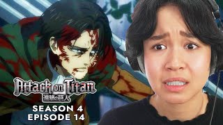 Levi LOSES EVERYTHING again  Attack on Titan Reaction  S4 Ep 14 quotSavageryquot [upl. by Maggi]