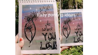 Easy panting ideas 💡 panting [upl. by Boaten]